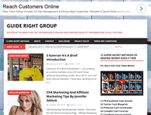 Tablet Screenshot of guiderightgroup.com